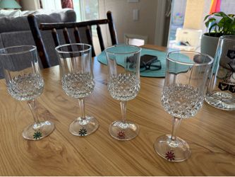 Crystal Wine Glasses -set