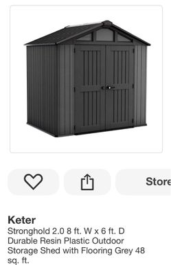 8x6 stronghold resin shed