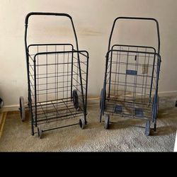 Grandma Carts (2) Black $25 Per Cart NE Philly Don't Respond Asking Is This Still Available 