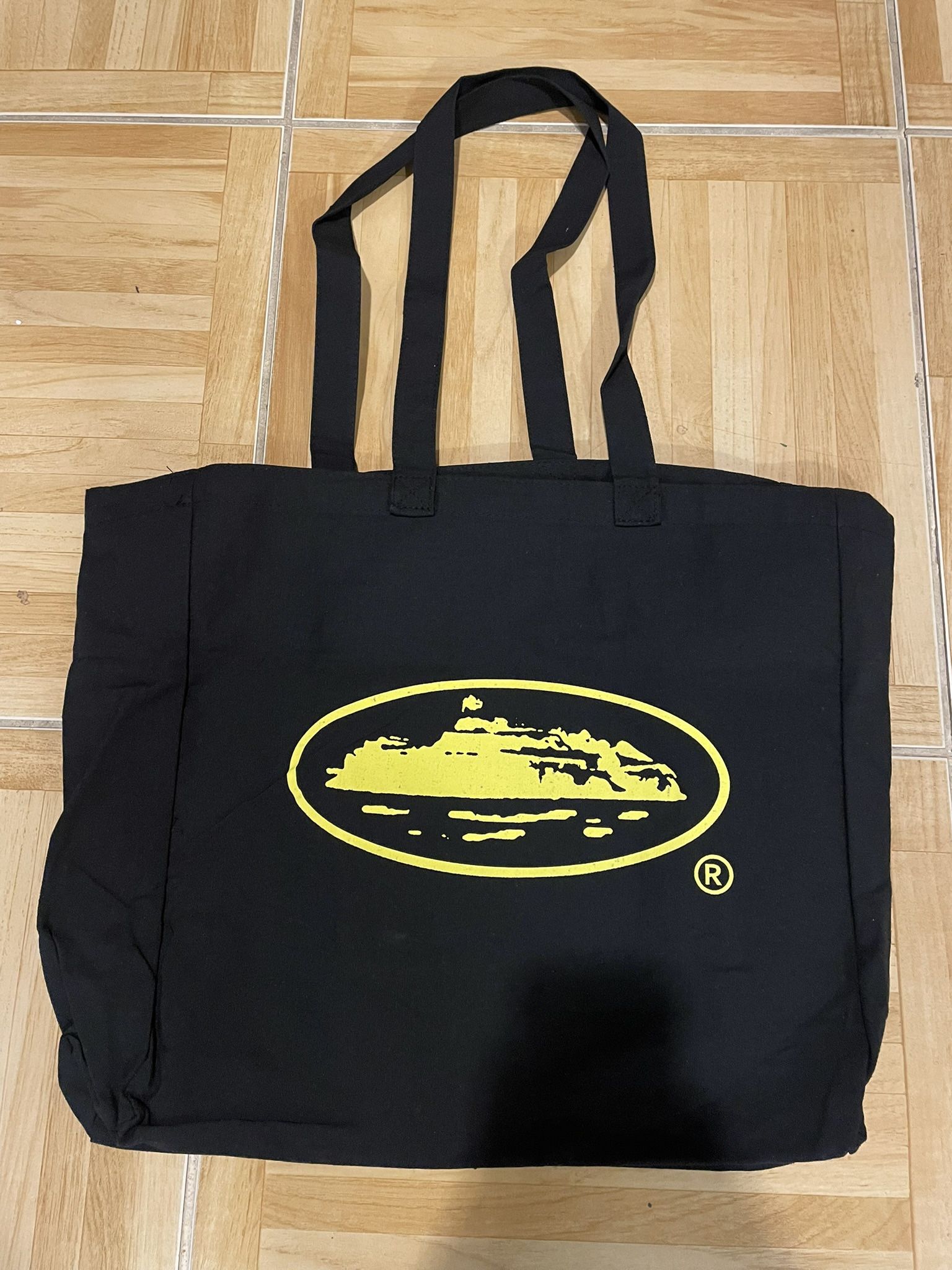 Corteiz Tote Bag Black Yellow