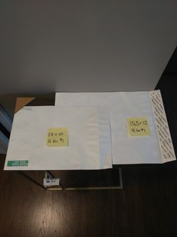 Tyvek Shipping Envelopes 2 sizes