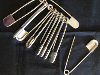 Giant Stainless Steel Safety Pins