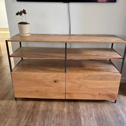 West Elm Industrial Media Console, 49 inch - must sell by 11/30!