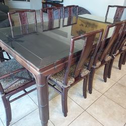 Oriental Rosewood Dining Room Set 