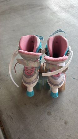 Little girls roller skates