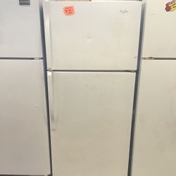 White Whirlpool Refrigerator 