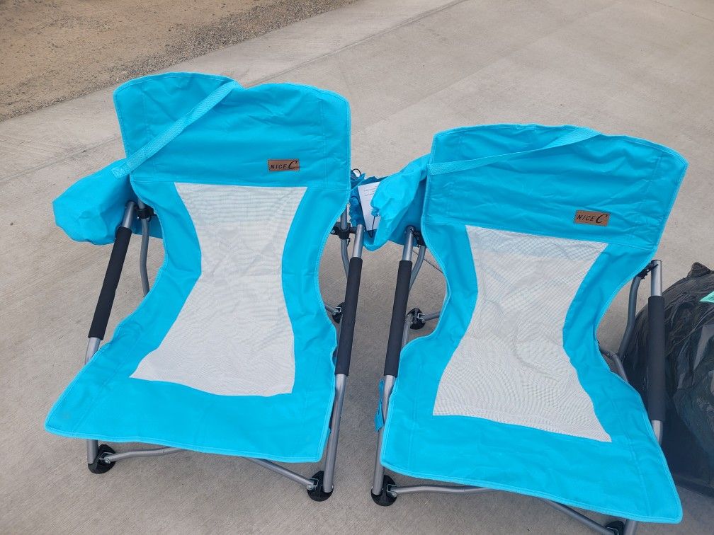 Pair Beach chairs