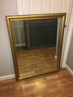 Gold Framed mirror