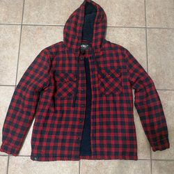 Plaid Hooded Jacket