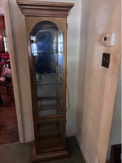 Vintage Tall Arch Display Cabinet