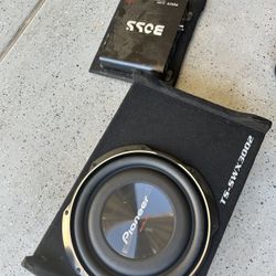 Pioneer Sub with BOSS amp