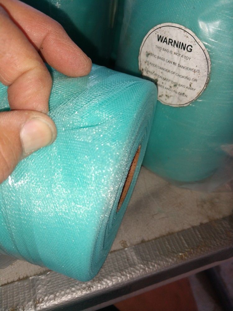 Tulle Auqa Blue