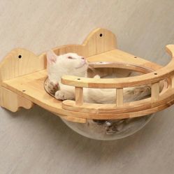 PETOMG Cat Perch, Cat Space Capsule, Cat Bed Furniture