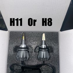 H11 Or H8 Led Headlight Bulbs 6000k