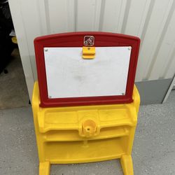 Children’s Play Desk With Dry Erase 