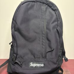 Supreme SS18 Black Nylon Backpack