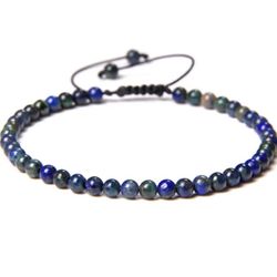 B90 – Natural Lapis Lazuli Stones Bracelet!