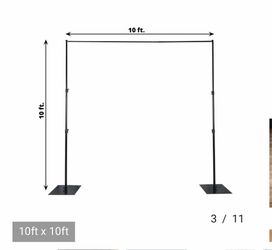 Heavy duty backdrop stand