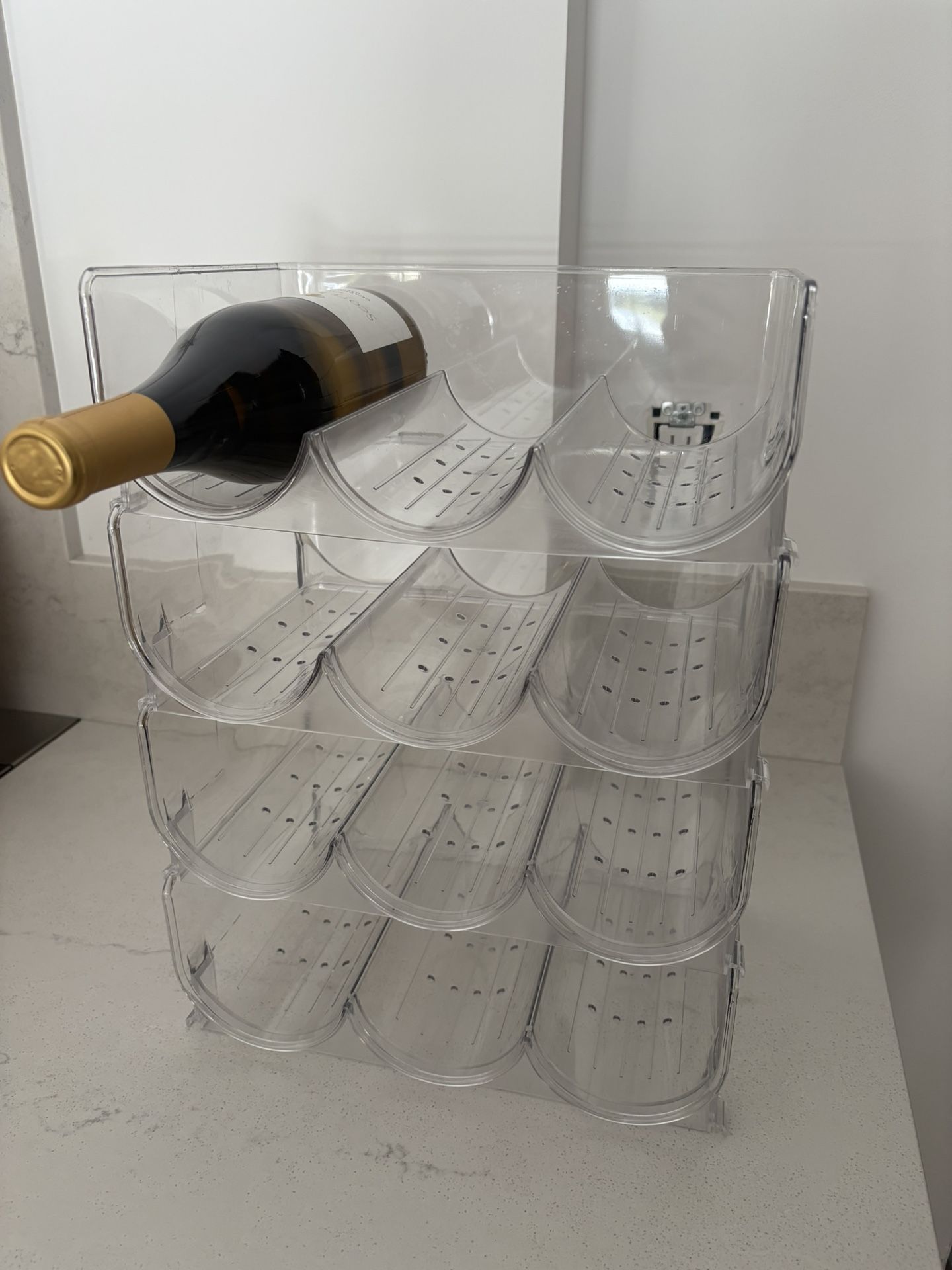 Wine / bottle storage organizer set of 4