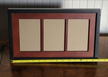 Triple 4x6 Opening Wood Picture Frame