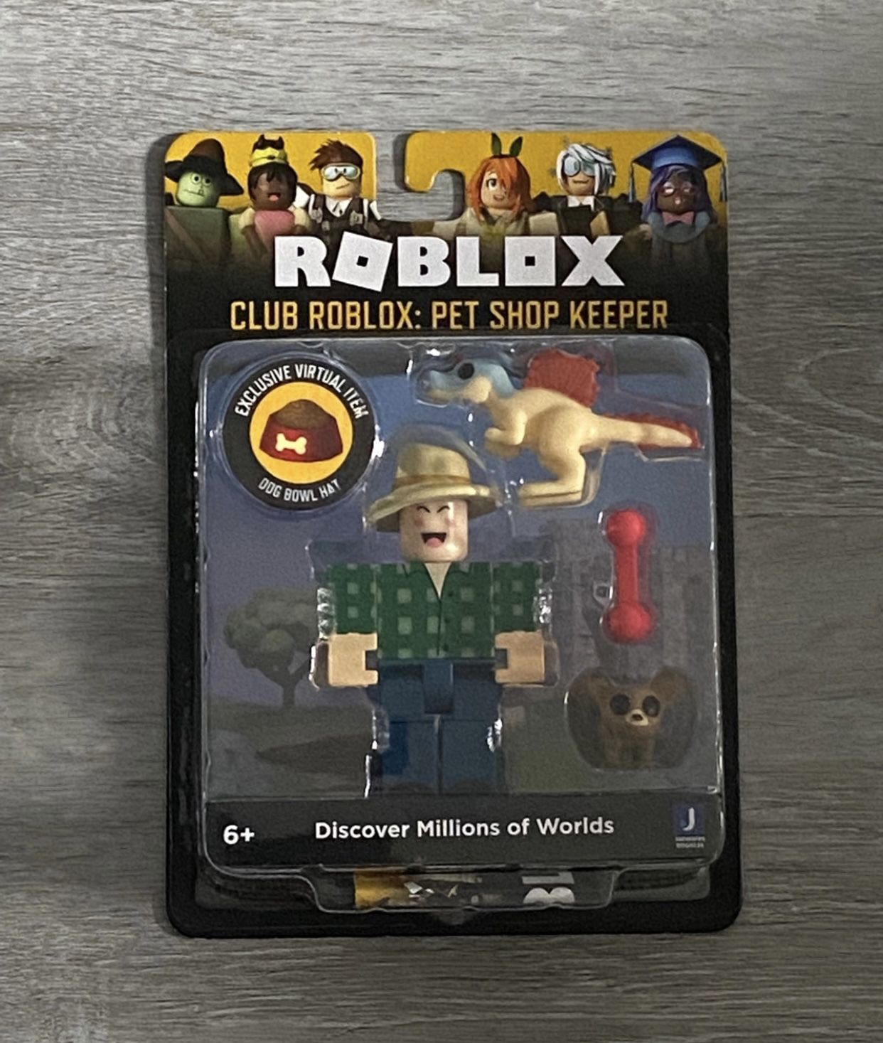 Roblox Club Roblox: Pet Shop Keeper SEALED w/Virtual Item