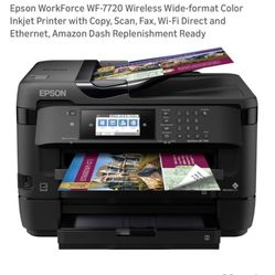 Epson Workforce Inkjet Printer + extras 