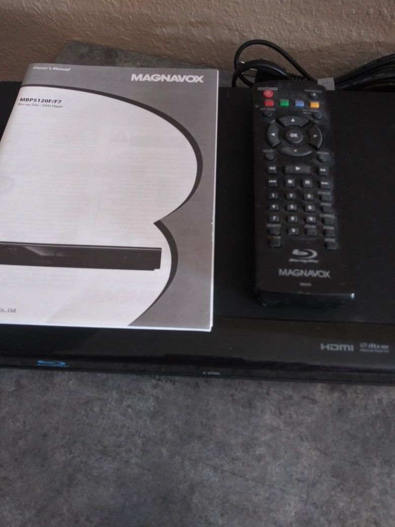 Magnavox Blu Ray DVD Player