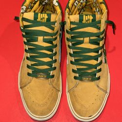 VANS SK8 HI UN UNDEFEATED U-MAN YELLOW LEPRECHAUN GREEN SUPREME (contact info removed)-090 SZ13