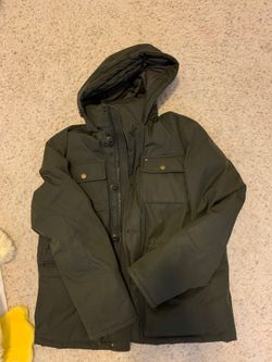 Men’s Tommy Hilfiger Medium hunter green down coat