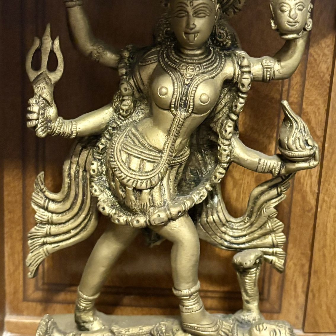 Brass Kali Statue