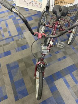 Maroon Worksman Tricycle