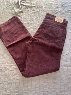 Gap Blue Jeans Burgundy Corduroy Pants