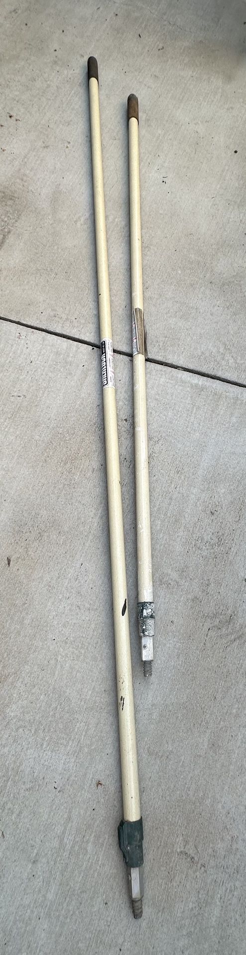 2 Wooster Sherlock 8-16ft Adjustable Extension Paint Poles