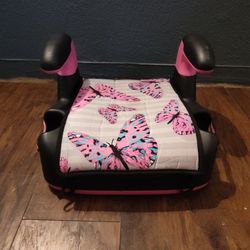 Evenflo AMP Select Backless Booster Car Seat AND Harmony Youth Booster Seat Pink