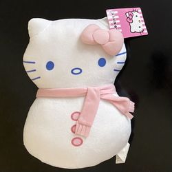 Hello Kitty Plush Toy Doll Winter Scarf Christmas Gift
