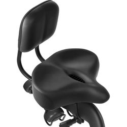 Bike back rest and saddle