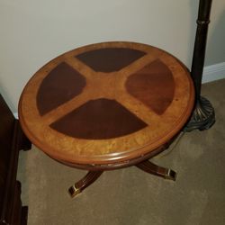 Beautiful Antique Table With Multi Finish Wood Burle