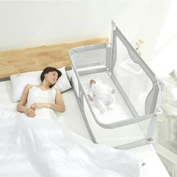 SISTINE Baby Bedside Crib

(Grey) 