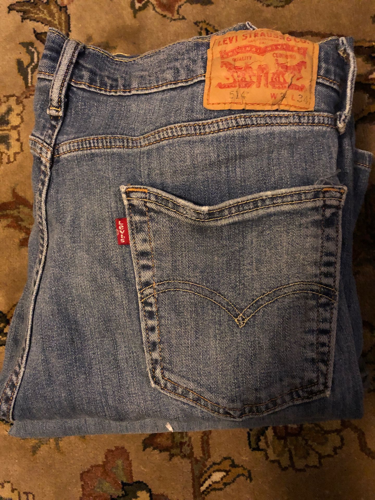 4Pair of worn in Levi’s. 34x32 and 34x34