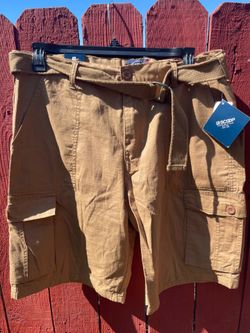 RSCOOP Tan Cargo Shorts w/ Belt Size 40