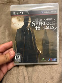 The Testament of Sherlock Holmes Ps3 Game