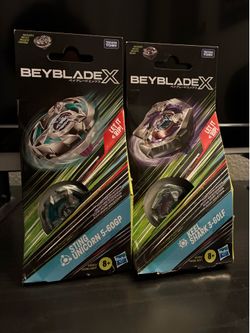 Beyblade X Sting Unicorn and Keel Shark