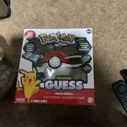 NEW In Box Pokemon Trainer Guess Kanto Edition Electronic Guessing Game