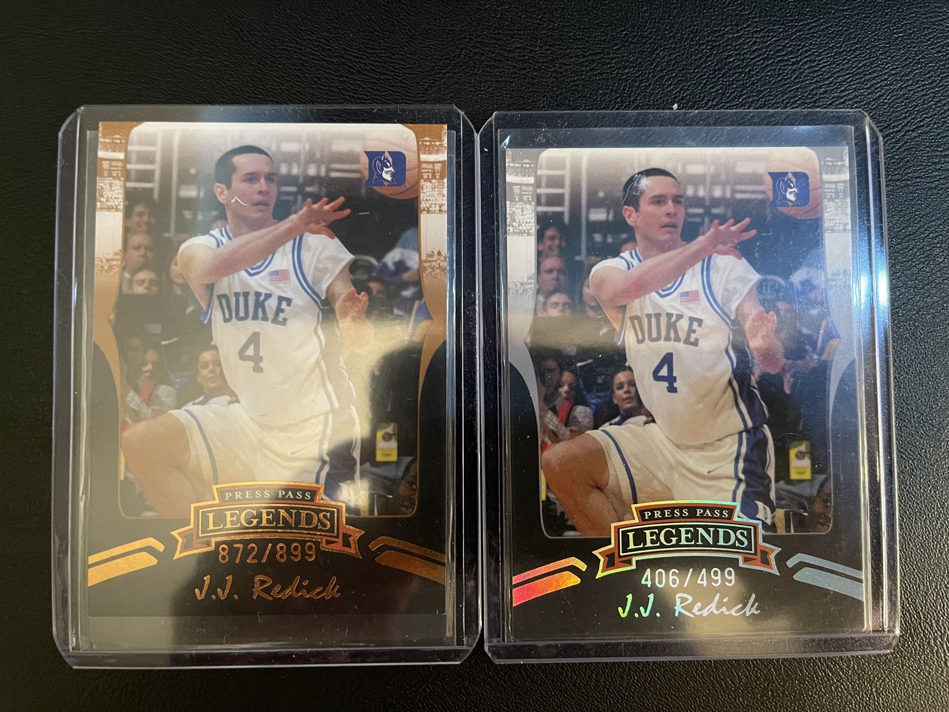 JJ Redick Duke Basketball Card Lot /499 & /899