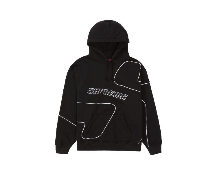 Supreme Big S Hooded Sweatshirt Black