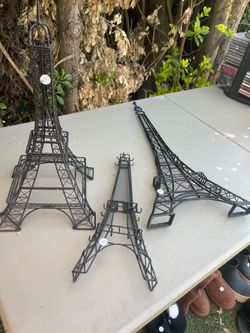 This unbranded Eiffel Tower metal  wrought-iron art design