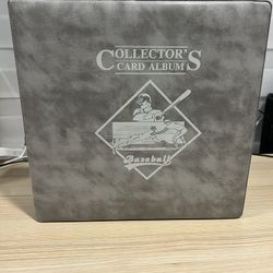 Baseball Card Collector’s Album With 55 Pocket Pages 