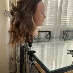 Doll head With Real Hair