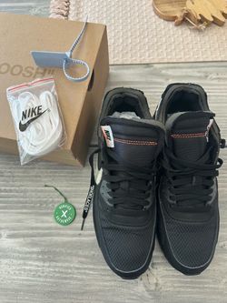Off-White x Nike Air Max 90 Black 10.5