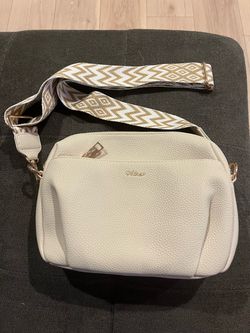Beige leather purse - brand new